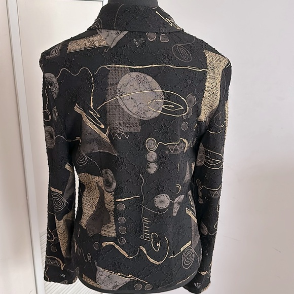 Vintage 90s Joseph Ribkoff zip up shirt/shaket - Picture 5 of 5